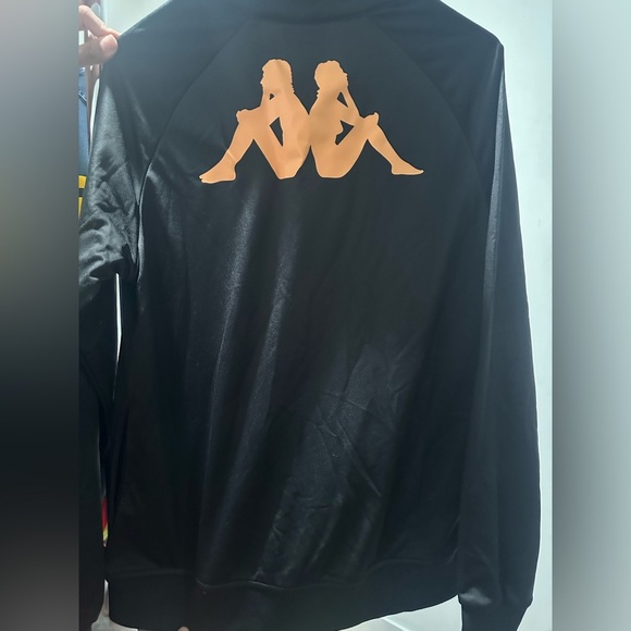 Kappa Black Zip-Up Jacket - Picture 4 of 5